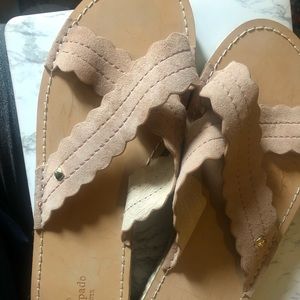 NWT suede Kate spade criss cross sandals